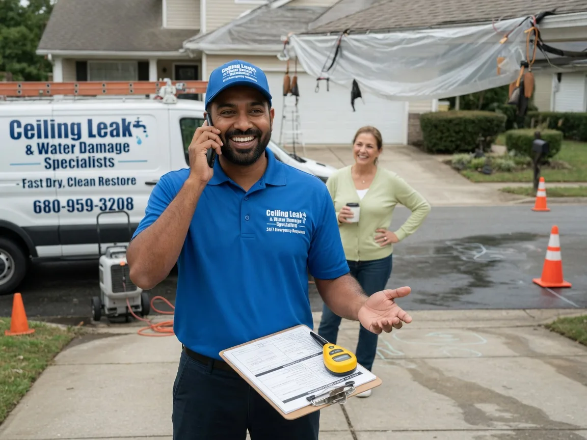 Ceiling Leak Cleanup Edmonson, TX FAQs